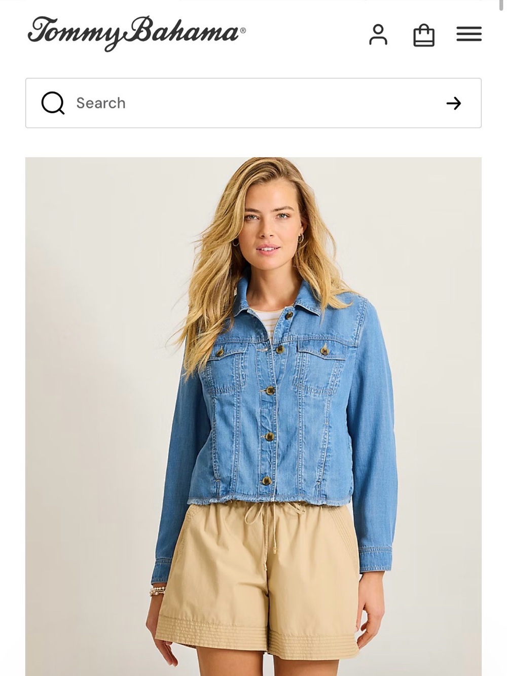 Tommy Bahama Chambray O’Lei Jacket